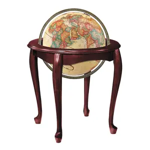 Replogle Queen Anne 16 inch Diameter Floor Standing World Globe