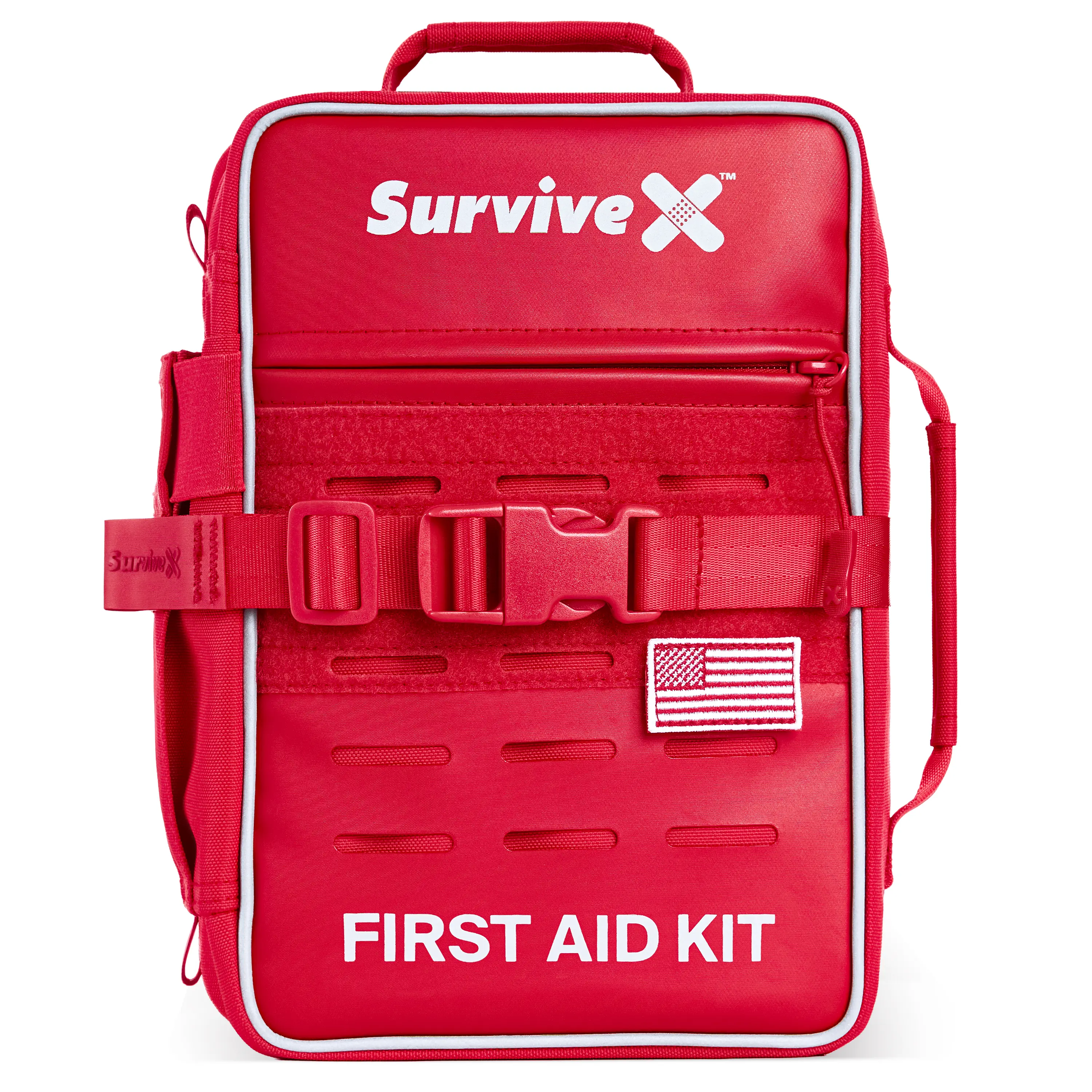 SURVIVEX Large Pro First Aid Kit for Car, Travel & Home