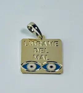 Santa Lucia Protection Amulet Librame Del Mal Eye Talisman for Negative Energy Protection and Clarity