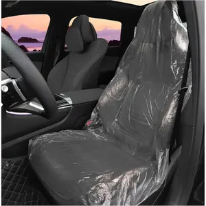 50PCS Disposable Car Seat Covers Provide Temporary Protection,Plastic Seat Covers for Cars Keep Car Interior Tidy,Universal Car Accessories & Car Seat Protector for Most Cars