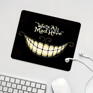 Fantasy World Design Square mouse pad, Aesthetic Desktop Decorative Protective Pad, Rubber Anti-slip Lockedge Work Pad, Small Size Suitable for Laptop, Desktop Computer Games, Work, Family, Non Slip Mousepad