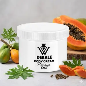 DEKALE PAPAYA BODY CREAM Hydrating & Glow 8oz