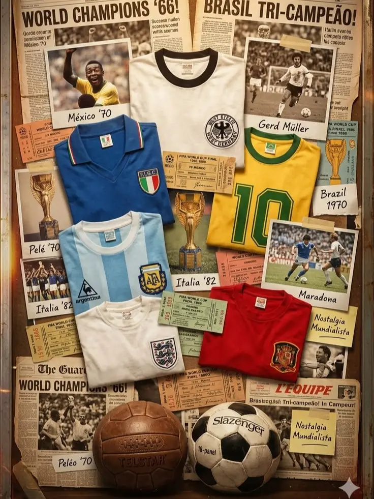 Classic Soccer Jersey Mystery Box | Retro Football Kit Surprise | Men's Sportswear Top (S-XXL)