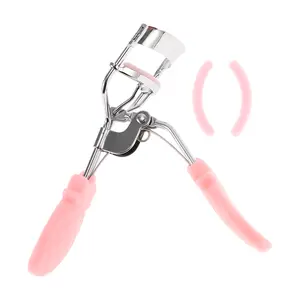 VOCOSTE 1pc Women's Pineapple Handle Eyelash Curler for Business Travel Pink