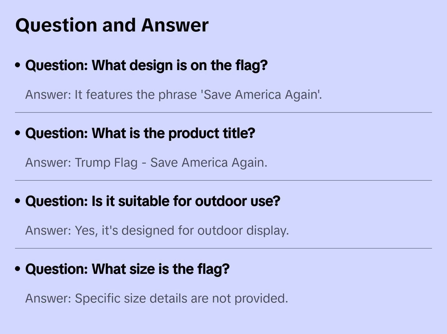 Trump 2024 Flag - Save America Again