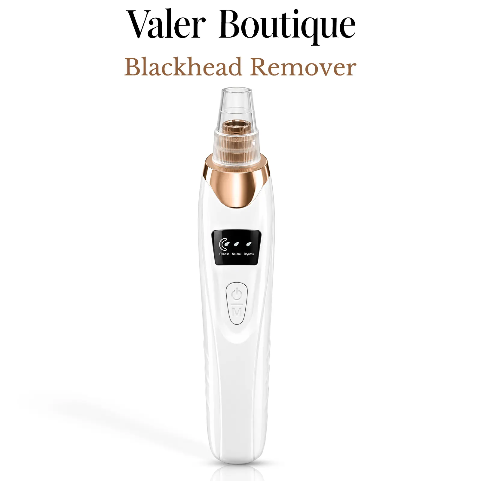 Rechargeable Blackhead Remover Pore Vacuum - 6 Attachments 3 Speed Portable Facial Cleaning Tool USB Fast Charge Rechargeable Blackhead Remover Pore Vacuum - 6 Attachments 3 Speed Portable Facial Cleaning Tool USB Fast Charge
