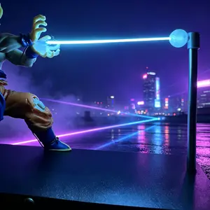 DBZ Anime Series Premium Glowing Figure, Illuminated Display Model, Birthday Gift, Holiday Creative Decoration, Surprise for boyfriends and collector