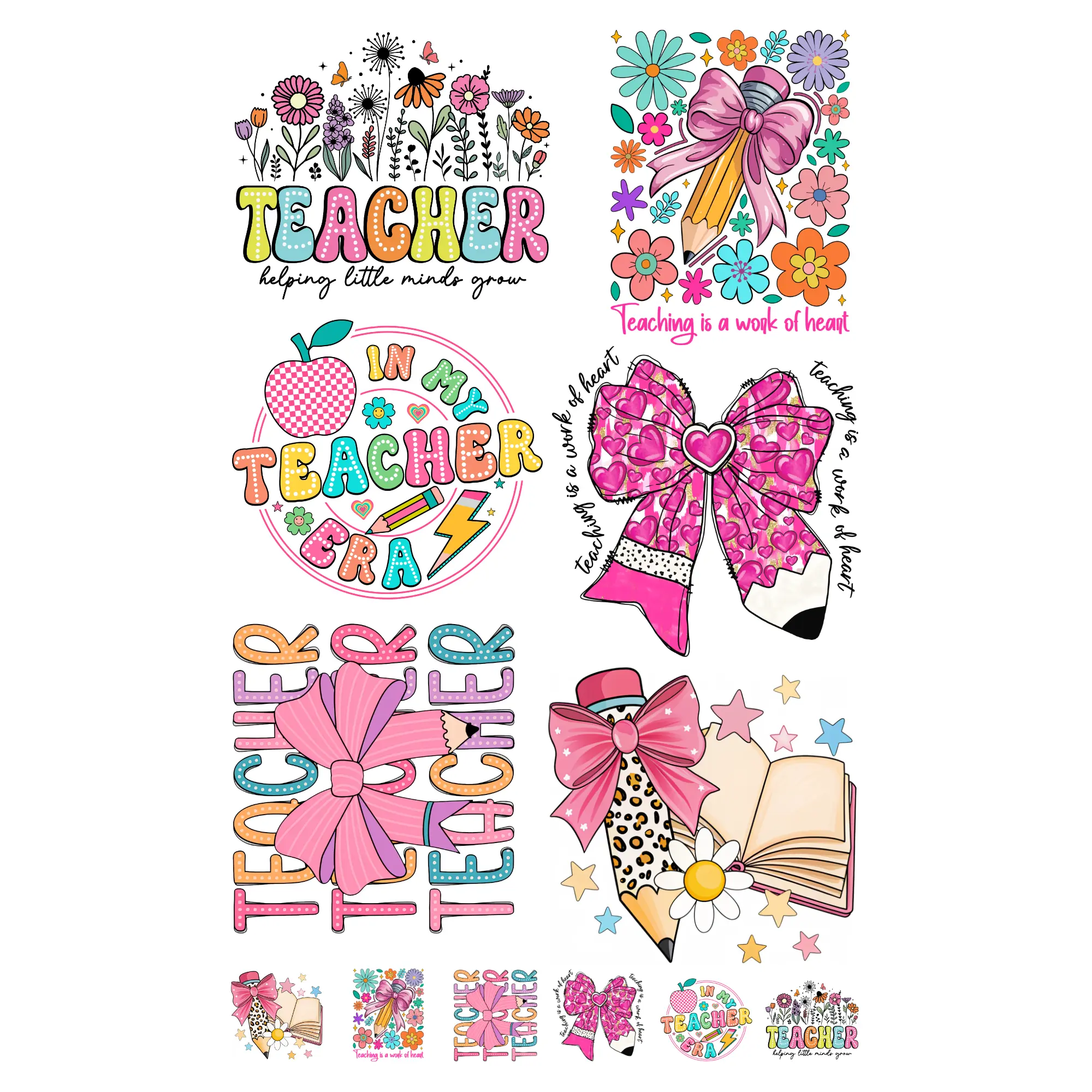 Teacher - Shirt Transfers Gangsheets