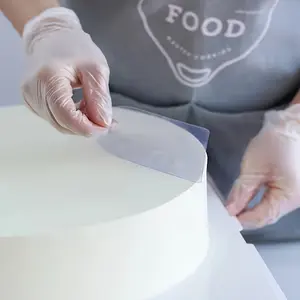 5pcs, Soft Cake Scrapers, Thin And Transparent Cake Smoothers, Baking Tools, Pastry Decorating Tools, Kitchen Gadgets, Kitchen Accessories