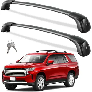30 lbs Roof Rack Cross Bars for Chevrolet Suburban and Tahoe 2021 2022 2023 2024 2025 2026 GMC Yukon XL Cadillac Lockable Aluminum Cross Bars Luggage Rack