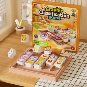 Graphic Classification Game for Kids - Pattern-Matching Educational Board Game - Intelligence-Enhancing Battle Toys - Ideal Birthday & Holiday Gifts for Boys & Girls