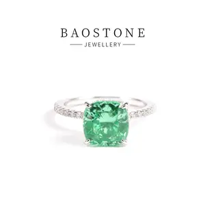 BAOSTONE Lab Created Artificial Gemstone 925 Silver Ring-The Wizard Of OZ Ring-#J231
