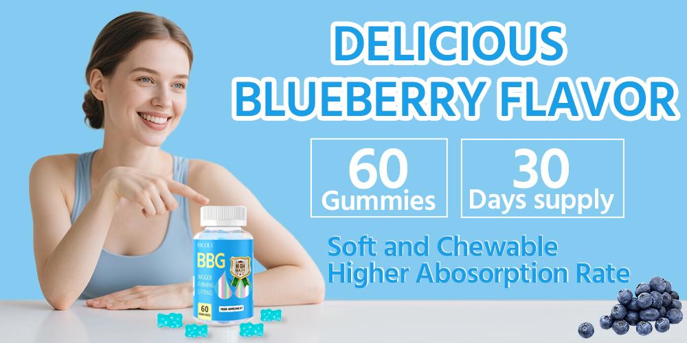 Froola Health Gummies for Women's Wellness Blueberry Flavored with Essential Vitamins & Herbal Extract 60 Count Dietary Supplement - Edible
