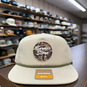 Camo Rubber Patch Rope Hat - Sand/Loden