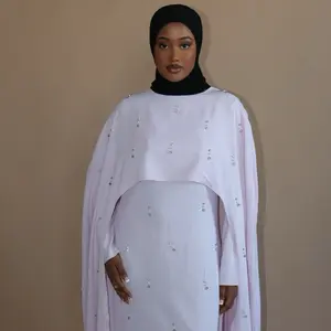 Nima stone cape dress