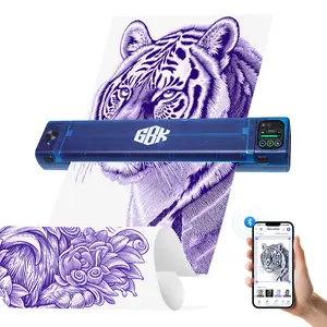 AIMO@GBK Long Picture Tattoo Transfer Machine Bluetooth Wireless Portable Charging No Cutting Needed High Efficiency Device for Artists