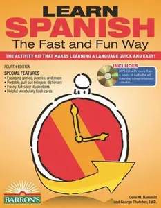 USED-Learn Spanish the Fast and Fun Way: The Activity Kit That Makes Learning a Language Quick and Easy! [With MP3] by Thatcher, George (Paperback)
