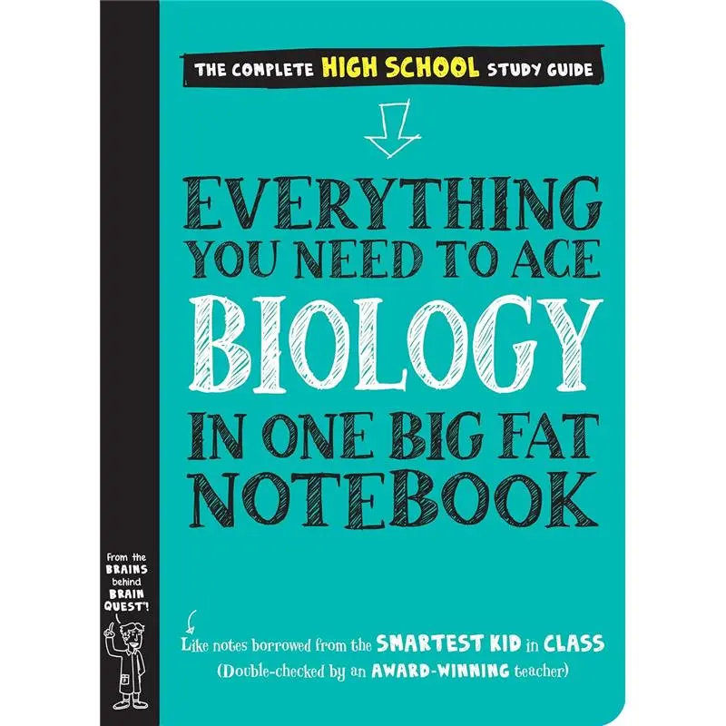 Biology Study Hardcover Notebook - All Essential Content for Acing Biology in 1 Comprehensive Volume, Hardcover Notebooks, All-In-One