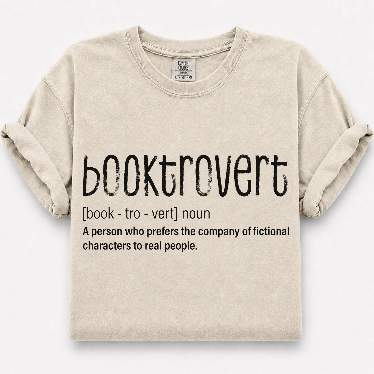 Comfort Colors Booktrovert Shirt, Introvert Book Lover Graphic Tee, Reader Definition Shirt, Gift for Book Lovers