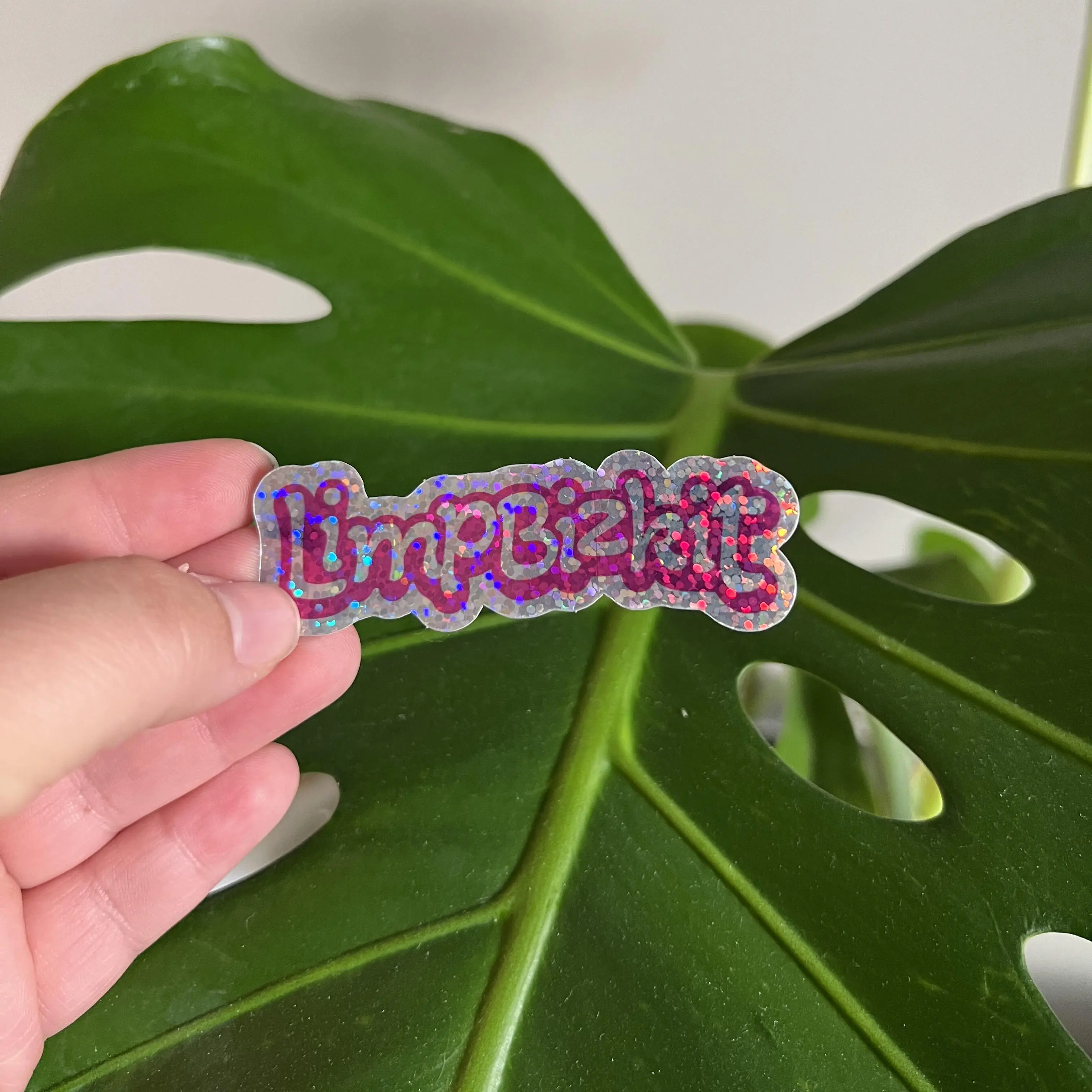 Limp Bizkit Girly Pop Glitter Sticker