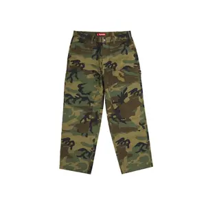 Supreme Jacquard Logos Double Knee Denim Painter Jean Woodland Camo (men) by StockX