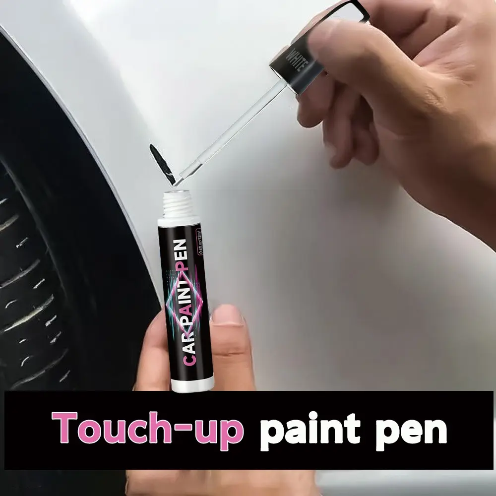 12ML Quick-Use Car Paint Touch-Up Pen, Jb-Xpcs Paint-And-Primer-In-One, Instant Scratch and Dent Repair, Universal Fit for Cars, Bikes, Trucks, High Gloss Finish, Compact Size, Car Scratch Remover, Touch Up Tools, Scratch Removal Pen