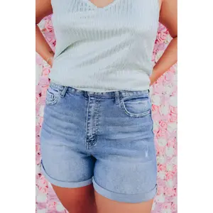 Under The Sun Denim Shorts