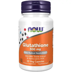 NOW Foods Glutathione, 500 mg, 30 Veg Capsules