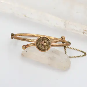 Victorian Bangle Bracelet Gold Filled Bangle Bracelet Childs Size - JL1338