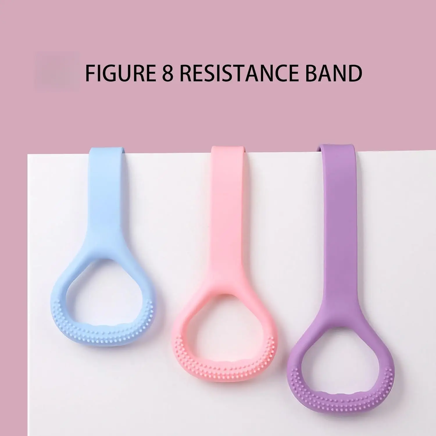 Women's 8-Figure Latex TPE Elastic Band - Portable Fitness Equipment, Workout Equipment for Open Shoulder & Beauty Back Stretch, Elastic Bands for Exercise, Fitness Training, Muscle Training, Muscle Training Band