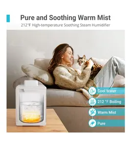 Livatro Warm Mist Humidifier Quiet Sean Humidifier for Bedroom Home