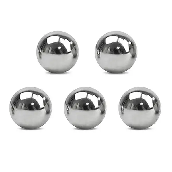 200 Piece Carbon Steel Ball Bearings - 4.5mm/6mm/8mm/9mm/11mm Smooth Surface Precision, Wear-Resistance Solid Balls for DIY Projects, Mechanical Equipment, 200 Piece Balls Metal Parts Heavy Duty Hardware Diameter