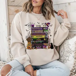 Vintage Halloween VHS Movies Sweatshirt, Nostalgic Horror VHS Movies Sweatshirt, Vintage Spooky Season  Sweatshirt, Halloween Gift Women