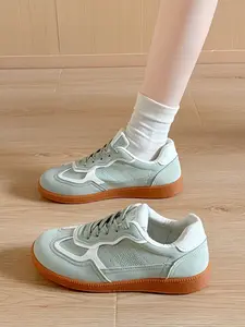 Simple Versatile Track Shoes for Women, Soft Sole Comfortable Casual Sports Sneakers, Lightweight and Non-Tiring Shoes