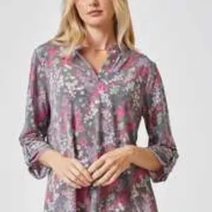 Dear Scarlett Liz-c0161 Top Grey