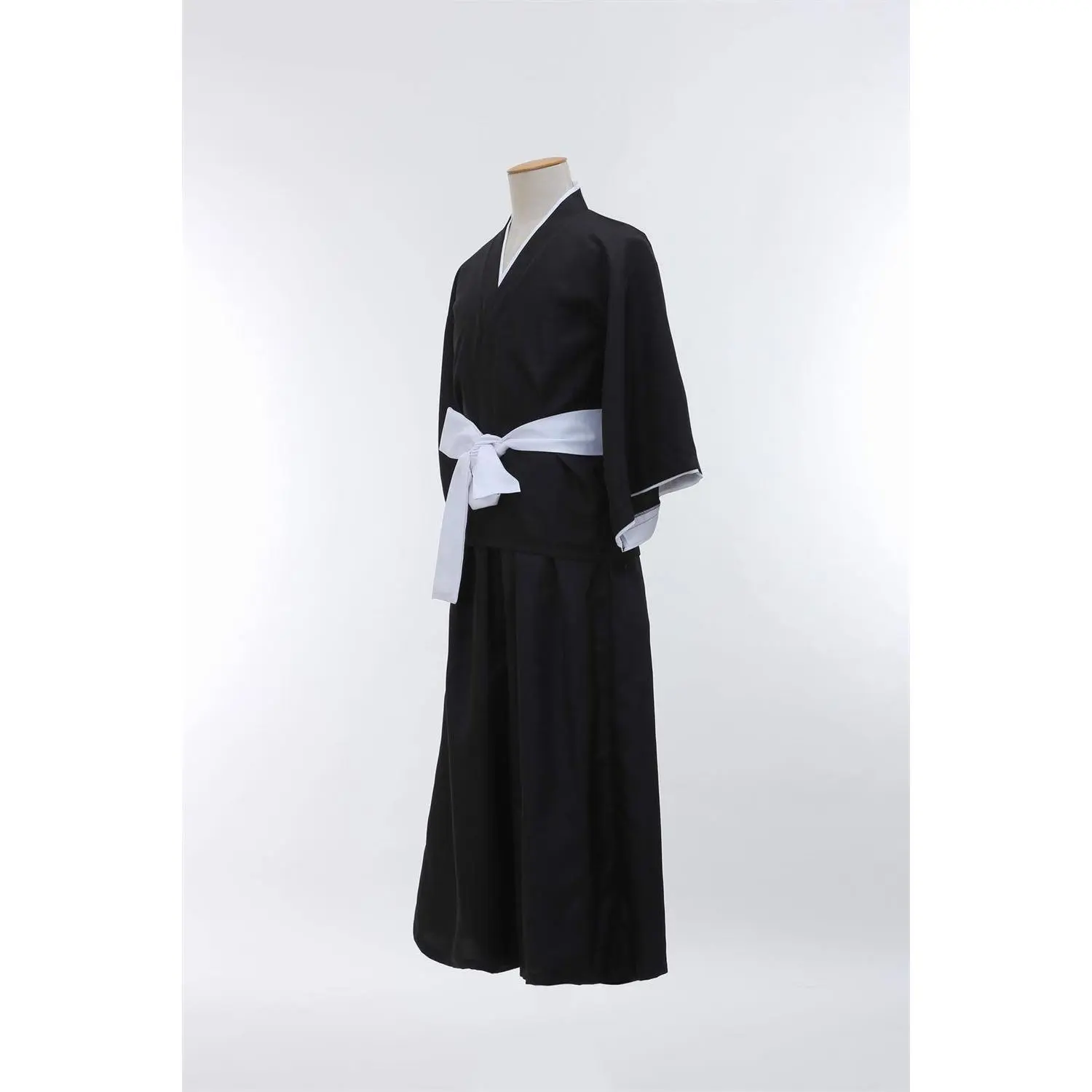 BLEACH Kuchiki Rukia Shinigami Cosplay Costume Set with Wig, Shoes, Clothes & Accessories for Women, Men - Halloween Anime Cosplay Kit (Toys & Hobbies DIY)