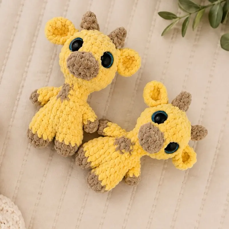 Small Standing Crochet Giraffe