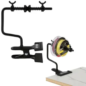 Portable Fishing Line Spooler Station | Table Mounted Line Winder for Spinning & Baitcasting Reels
