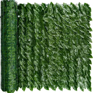 60x118inch UV-Resistant Artificial Ivy Privacy Fence Wall Screen with 100 Pcs Zip Cables Faux Greenery Backdrop for Patio Balcony Garden Backyard Indoor Outdoor Green Wall Decor - Plant Plant