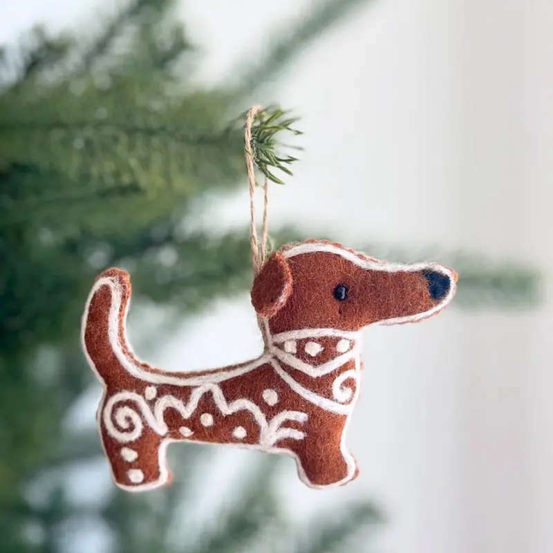 Dachshund Gingerbread Ornament