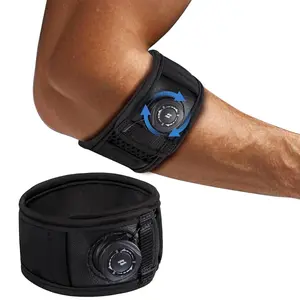 Tennis Elbow Brace for Men & Women, Elbow Brace for Tendonitis and Tennis Elbow and Golfer's Elbow, Adjustable Elbow Strap