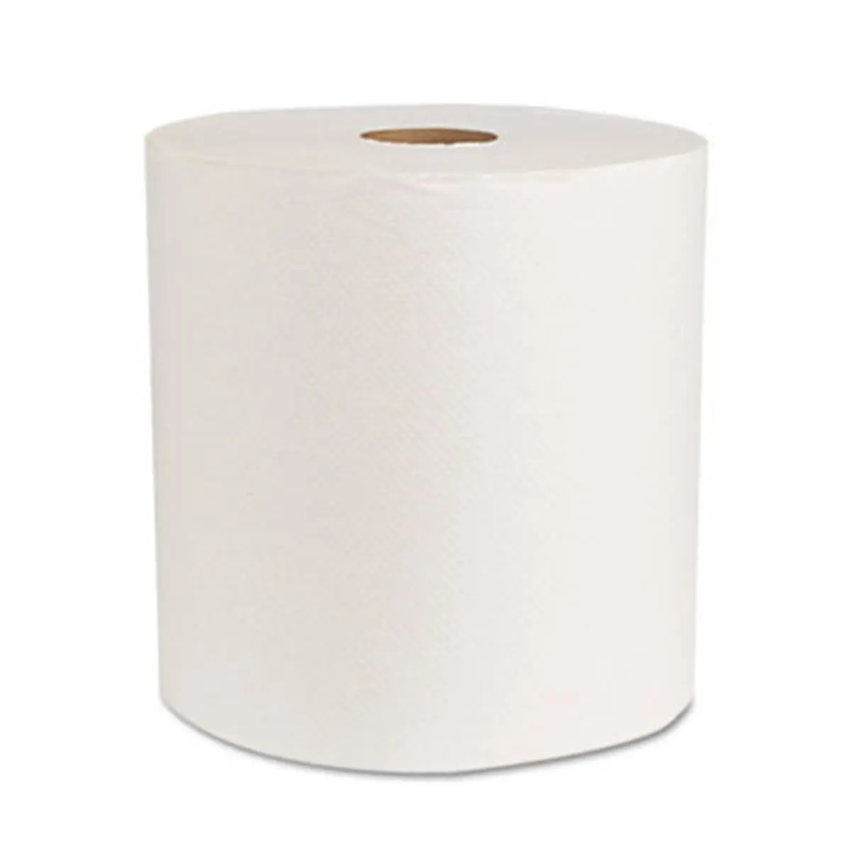 Green & Natural Recycled Paper Kitchen Wipes, 8 in (8''w) Width, Embossed Texture, 800ft Hard-Wound Roll, 6-Roll Carton, General Purpose