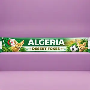 Algeria Flag Scarf - Unisex Lightweight Wrap Shawl, Flag Stripe Scarves, North African Pride Scarves
