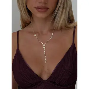 Arica Y Necklace Gold