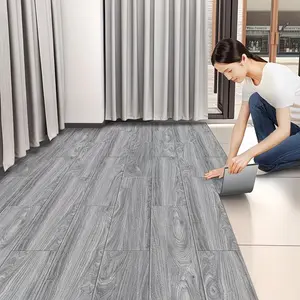 20pcs Vintage Wood Grain Self-Adhesive Floor Tiles, Thick Durable Waterproof Flooring, Easy Peel and Stick, Ideal for Living Room, Bedroom, Kitchen, Office