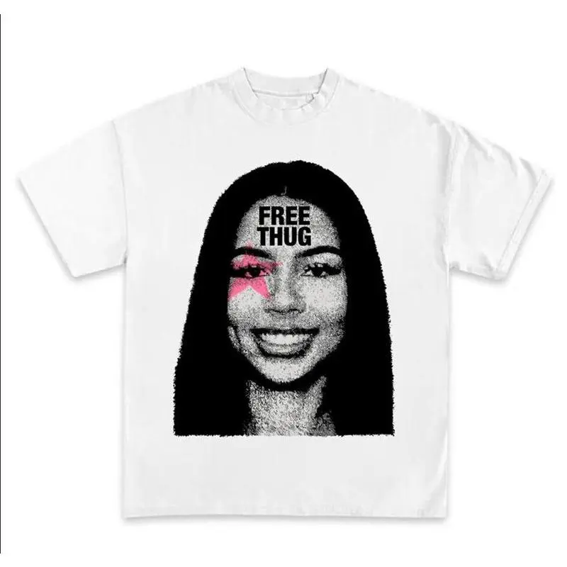 [100% Cotton] Mariah Free Thug The Scientist To Be Eaten Alive Rapper Star Shirt Classic Cotton  T-Shirt Golf Gift T-Shirt For Men And Women,shirts,pink.