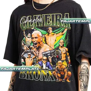 Charles Oliveira Do Bronx Brazilian mixed martial artist Vintage T-Shirt, Gift For Woman and Man Unisex T-Shirt