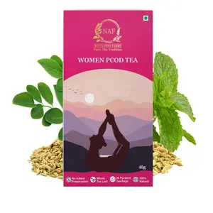 Natural Nityaarna Farms Turmeric Fennel Cardamom Moringa & Fenugreek Herbal Tea 20 Bags Beverage