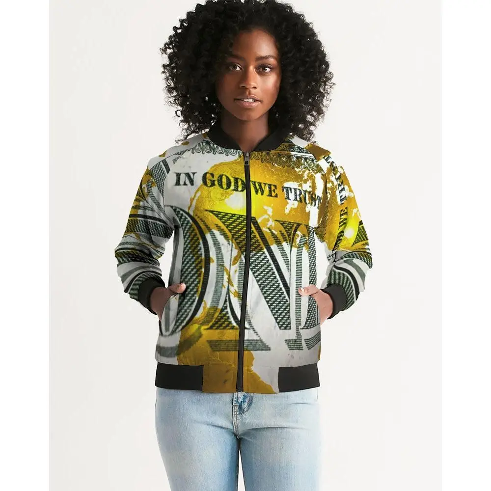 One World Women's Bomber Jacket Womenswear Coats