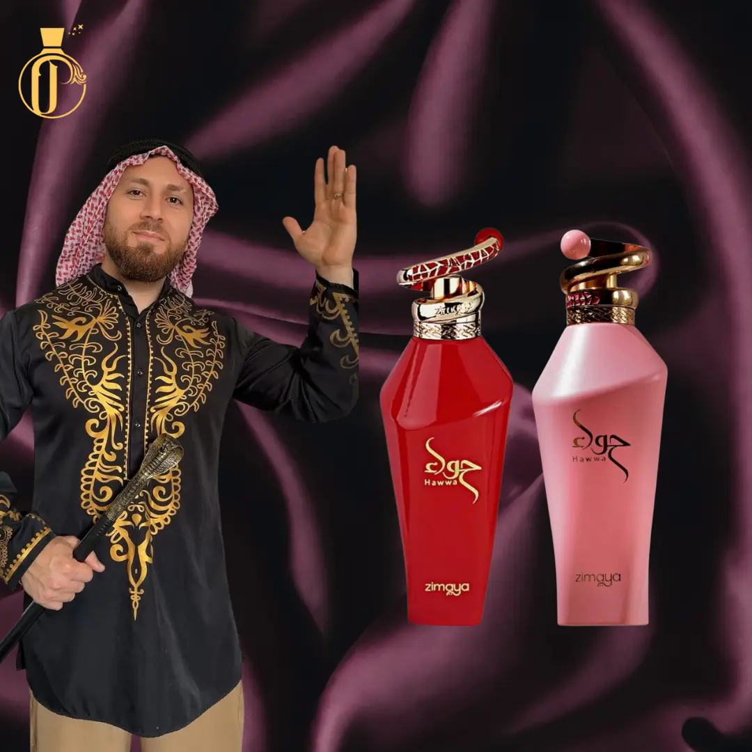 Habibi Bundle | Zimaya | Hawwa | Red + Pink | Women's Fragrance | 100 ML - 3.4 OZ | Eau De Parfum | Cassis - Strawberry & Raspberry
